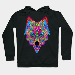 Psychedelic Wolf Hoodie